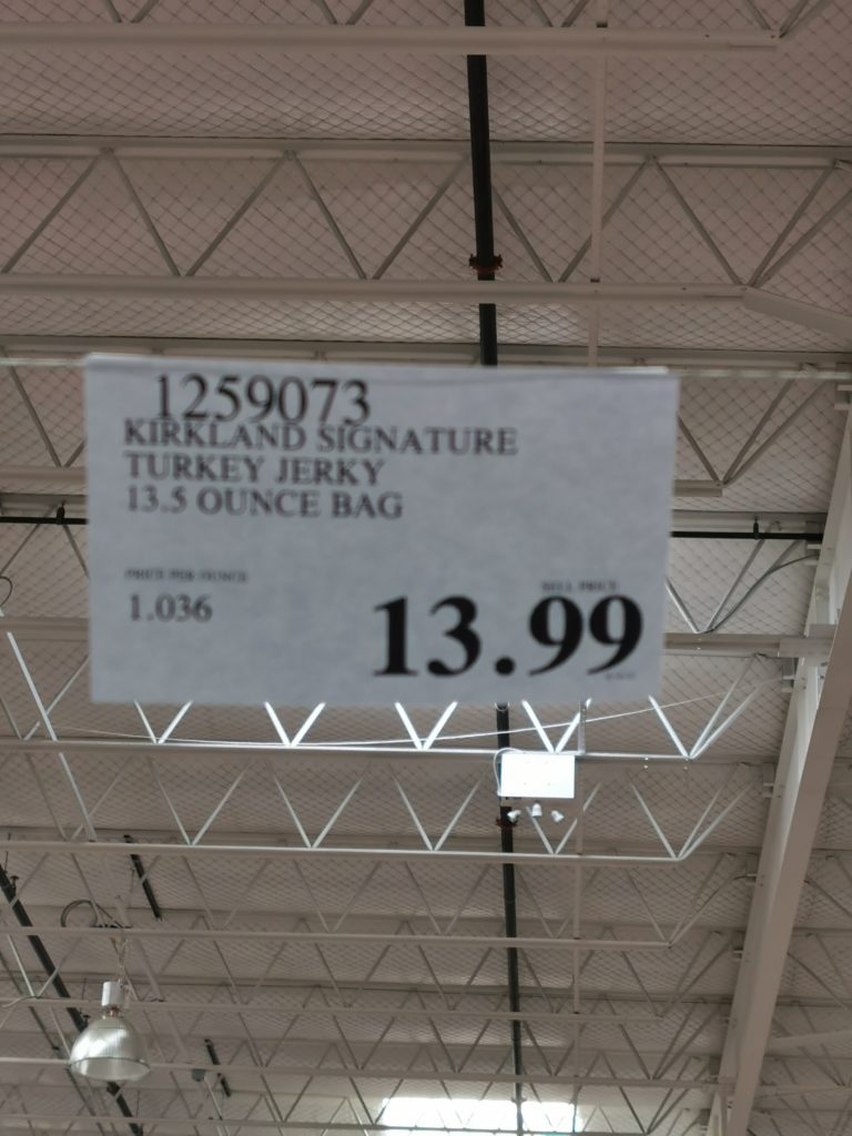 Costco1259073KirklandSignatureTurkeyJerkytag CostcoChaser