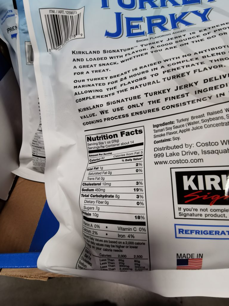 Costco1259073KirklandSignatureTurkeyJerky3 CostcoChaser