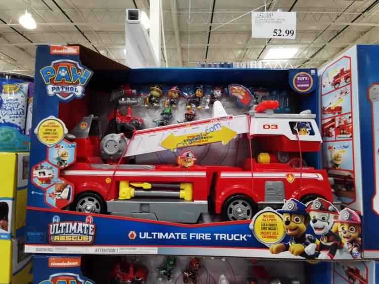 Costco-1421241-Paw-Patrol-Ultimate-Firetruck-with-6Pup-Figures