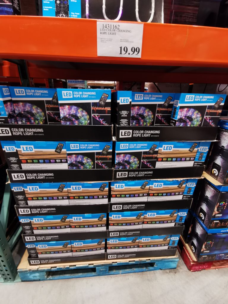 Costco1431162LEDColorChangingRopeLightwithRemoteall CostcoChaser