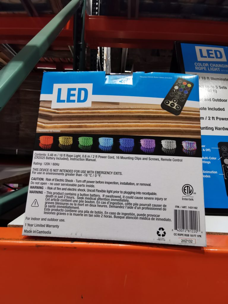 Costco1431162LEDColorChangingRopeLightwithRemote3 CostcoChaser
