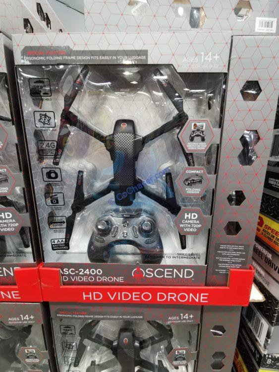 Ascend Aeronautics Compact Folding Drone with 720P HD Camera