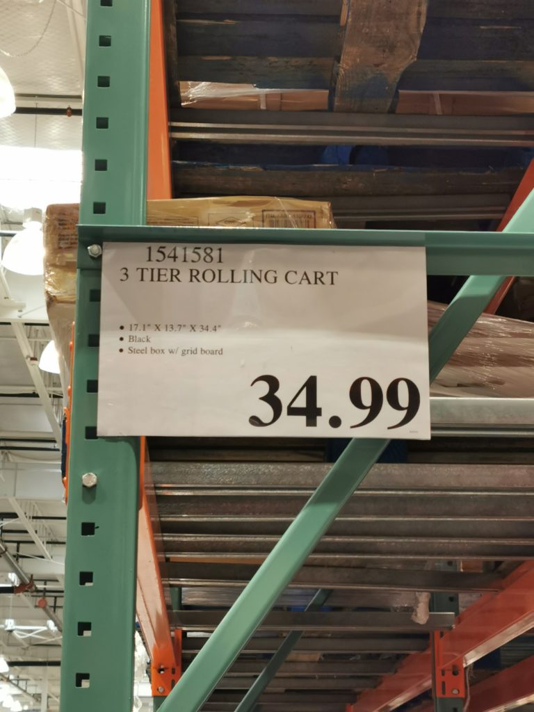 Costco15415813TierRollingCarttag CostcoChaser