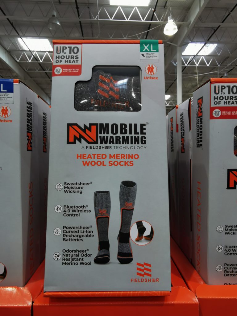 Fieldsheer Mobile Warming Unisex Heated Merino Wool Sock CostcoChaser