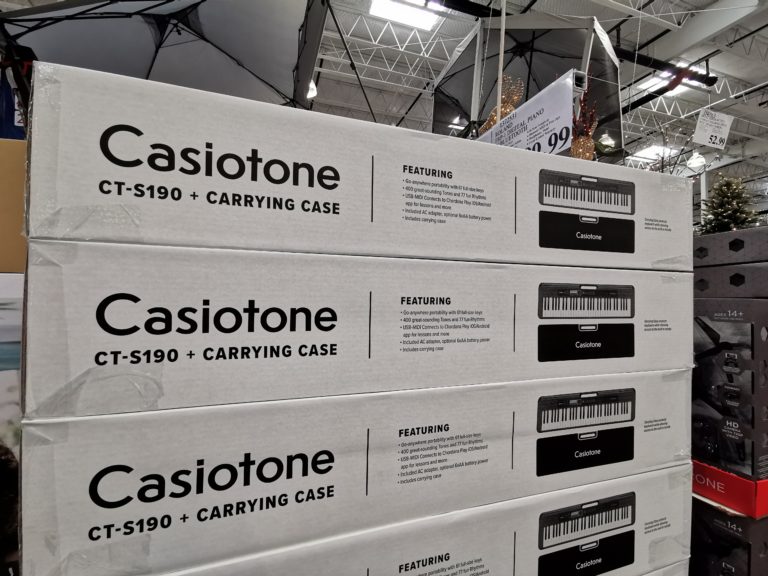 Casio 61key Portable Keyboard Bundle, Model CTS190CA CostcoChaser