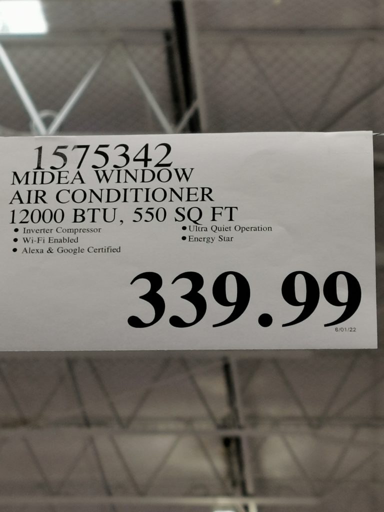 Costco1575342MideaInverterWindowAirConditionertag CostcoChaser