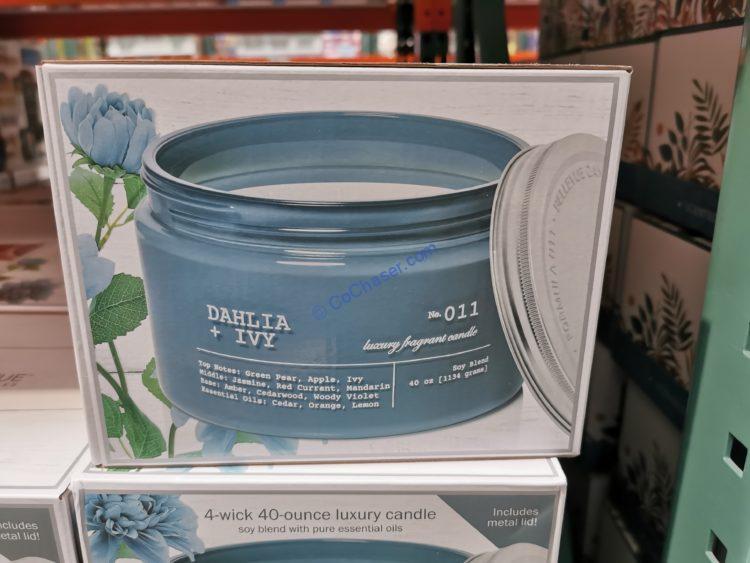Bellevue Luxury Essential Oil 40oz 4Wick Candle CostcoChaser