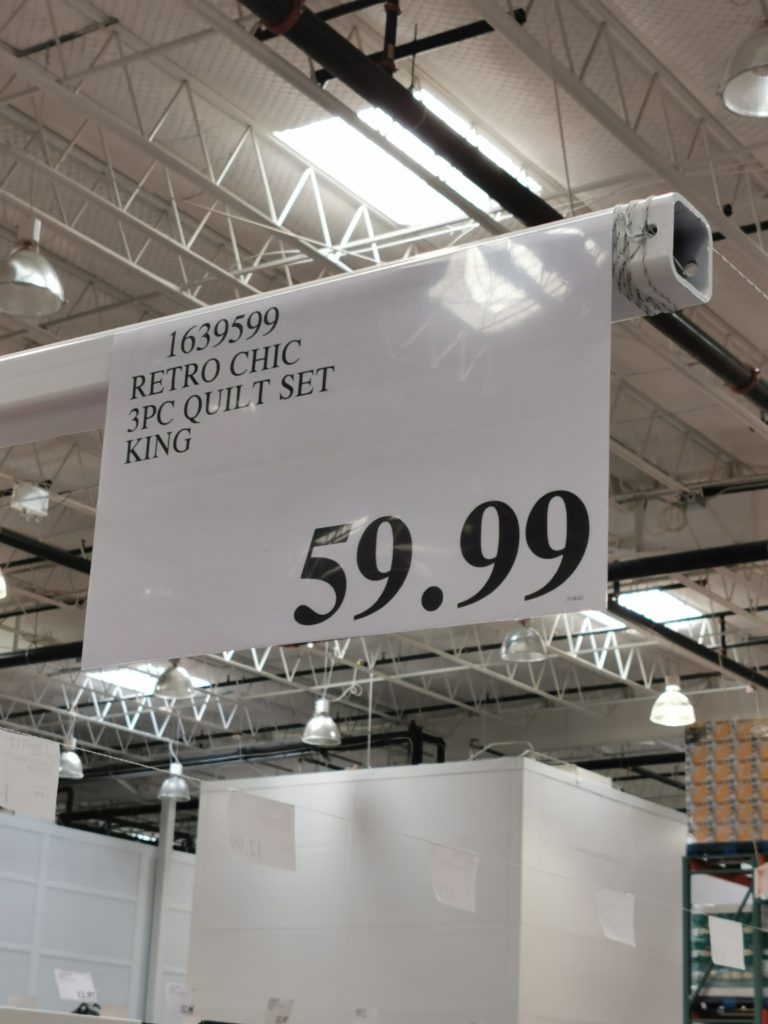 Costco16395991639598RETROChic3PCQuiltSettag CostcoChaser