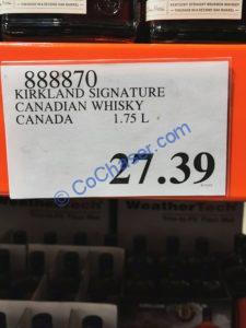 Costco-888870-Kirkland-Signature-Canadian-Whisky-tag