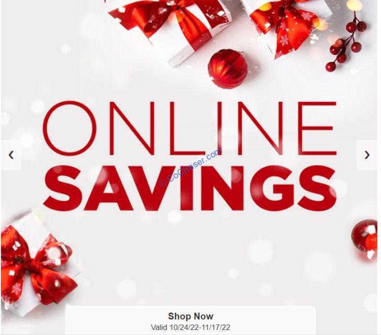 Online Savings: 10/24/2022—11/17/2022