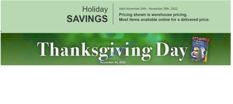 Costco Black Friday Weekend Savings: November 25- 28, 2022