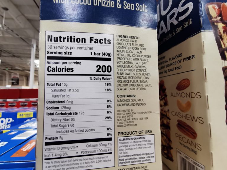 Costco1300509KirklandSignatureNutBarschart CostcoChaser