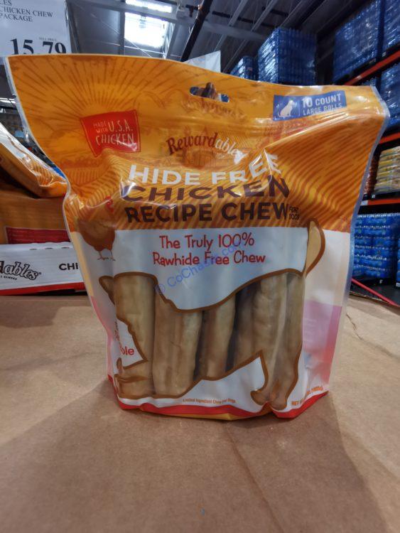Rewardables Hide Free Chicken Chew 2.4 Pound Package