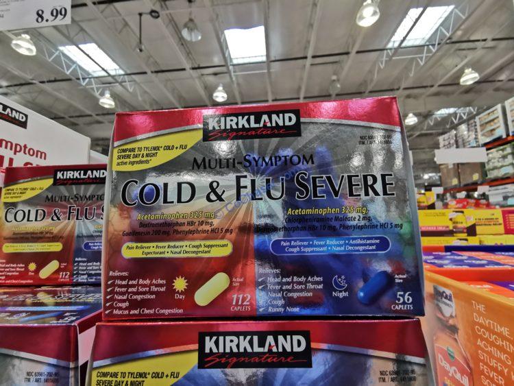Kirkland Multi-Symptom Cold & Flu Severe CLPT Day 112ct, Night 56ct