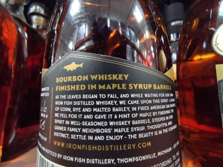Costco1471201IronFishMapleBourbonWhiskeyMichigan1 CostcoChaser
