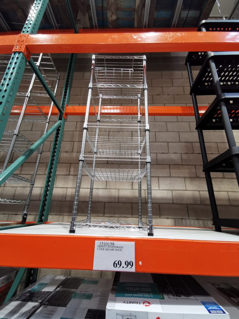 Costco1510159Trinity5TierSquareStorageRack CostcoChaser