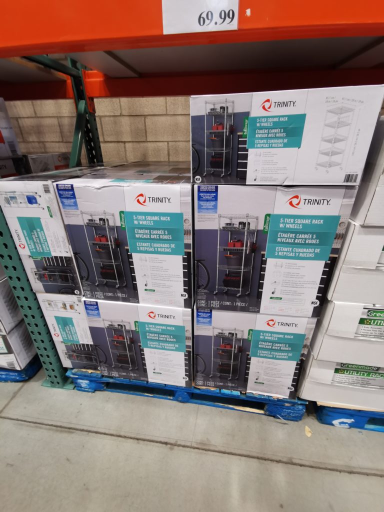 Costco1510159Trinity5TierSquareStorageRackall CostcoChaser