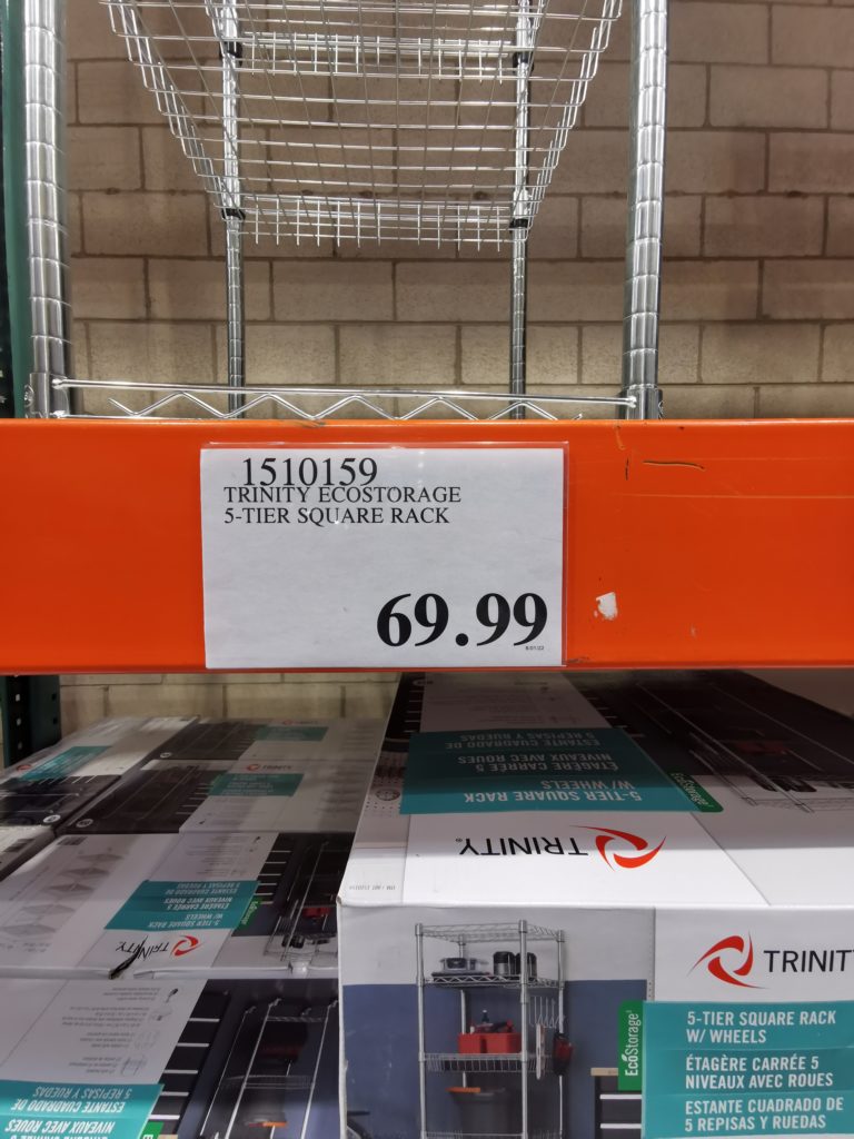 Costco1510159Trinity5TierSquareStorageRacktag CostcoChaser