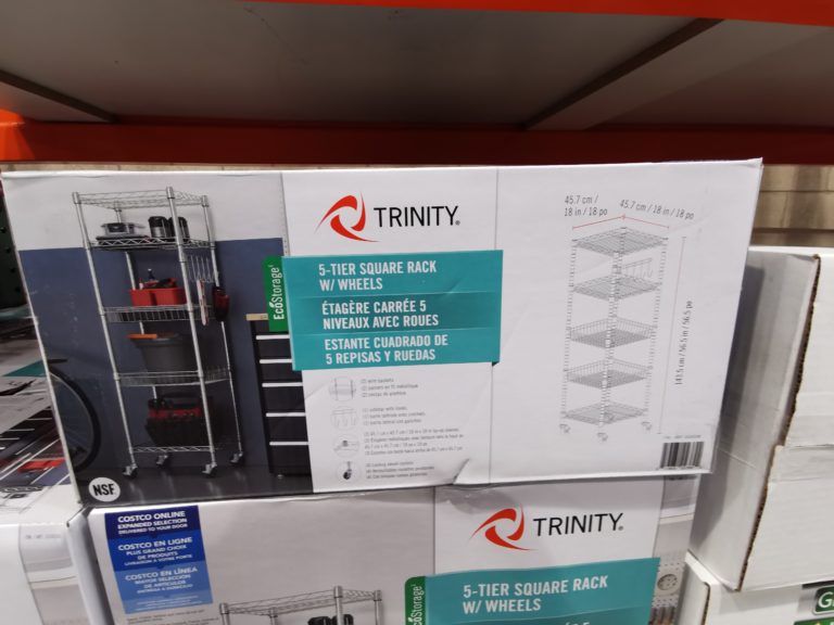 Costco1510159Trinity5TierSquareStorageRack1 CostcoChaser