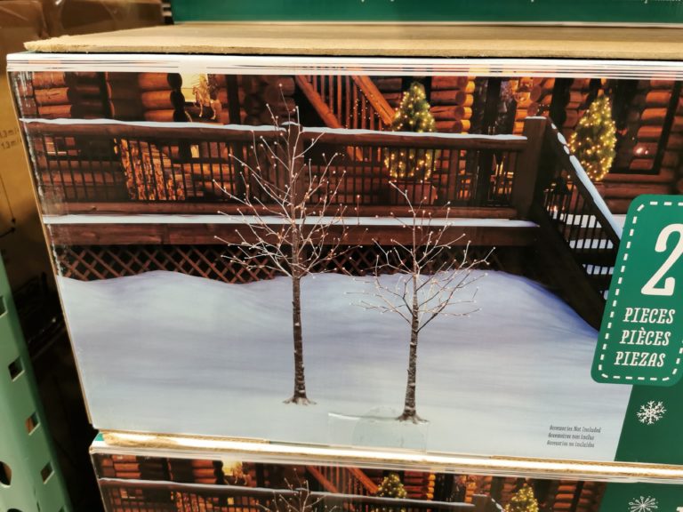 Costco1598443FlockedBirchTreesSet2 CostcoChaser