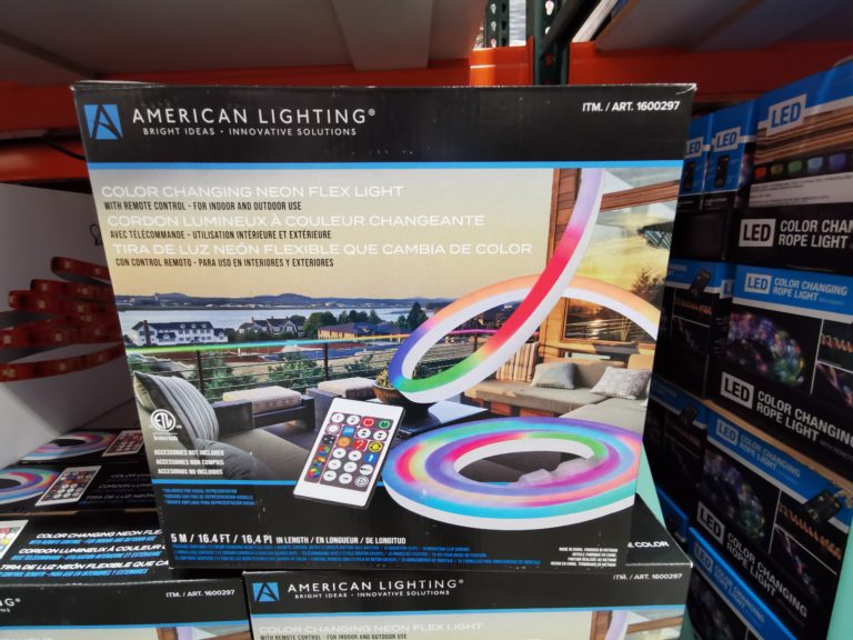 American Lighting Color Changing Neon Flex Light CostcoChaser