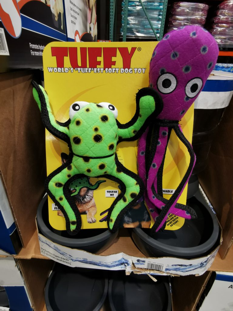 Tuffy Phrog and Squid 2 pack Dog Toy CostcoChaser