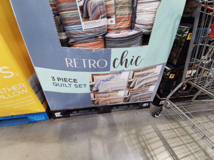 RETRO Chic 3PC Quilt Set King or Queen CostcoChaser