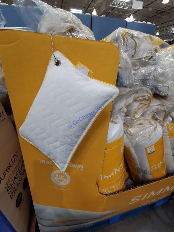 Simmons Feather & Down Pillow 2 Pack CostcoChaser