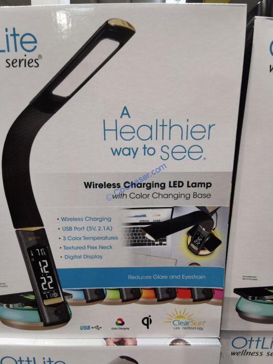 Costco1649270OTTLITE LEDDeskLampwithWirelessCharging2 CostcoChaser
