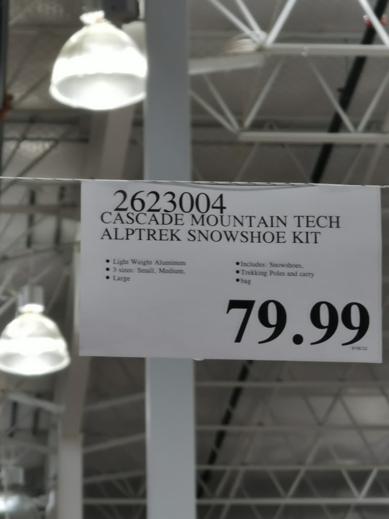 Costco2623004CascadeMountainAlptrekSnowshoeKittag CostcoChaser