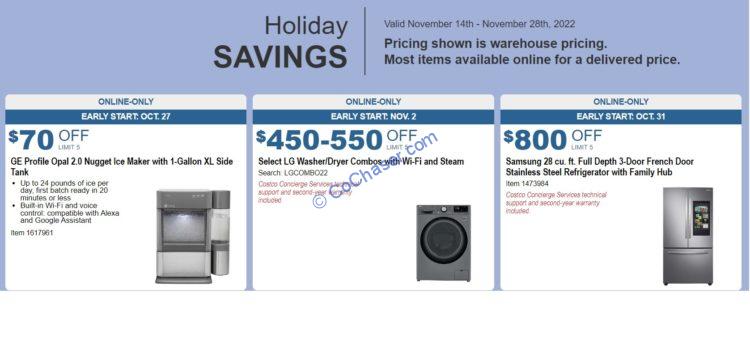 Costco Early Black Friday Savings: November 14 - 28, 2022