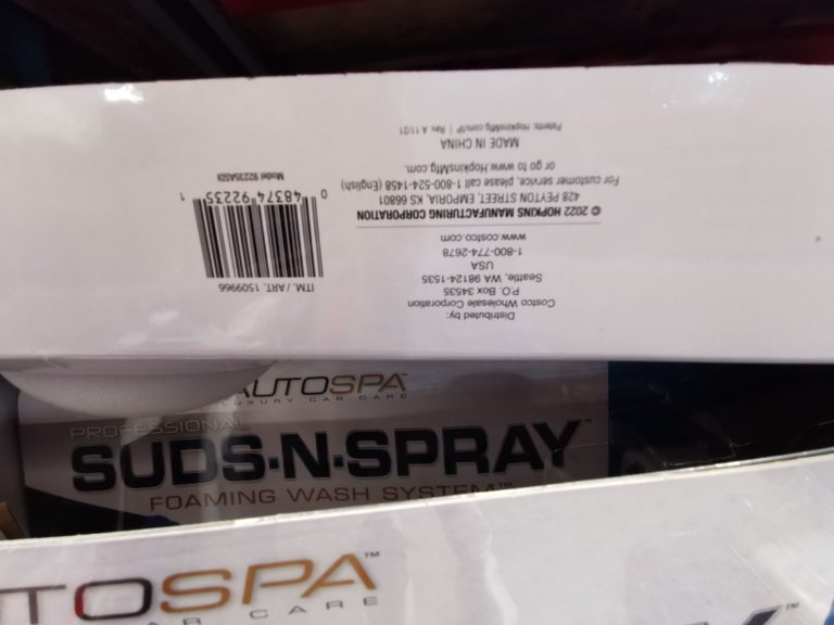 Costco1509966AutoSpaSudsNSprayFoamingWashSystembar CostcoChaser