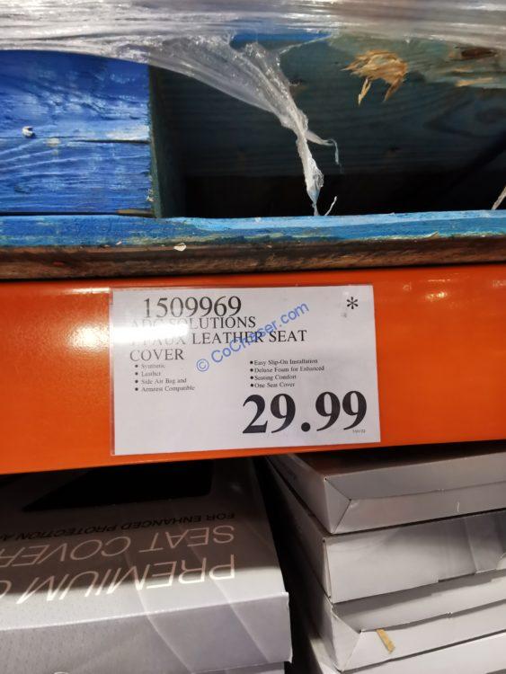 Costco1509969FauxLeatherSeatCovertag CostcoChaser