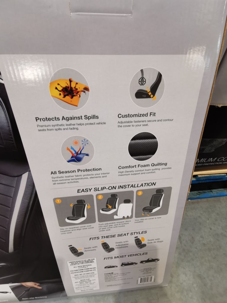 Costco1509969FauxLeatherSeatCover7 CostcoChaser