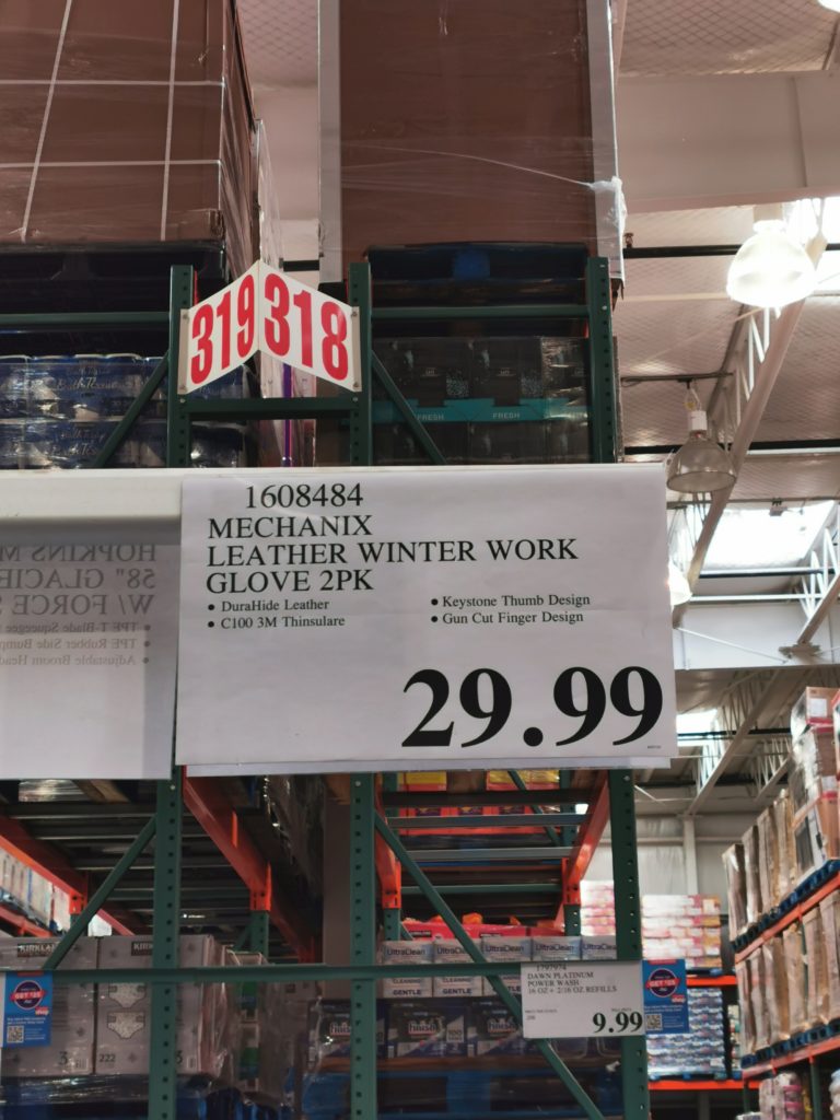 Costco1608484MechanixWearLeatherWinterWorkGlovetag CostcoChaser