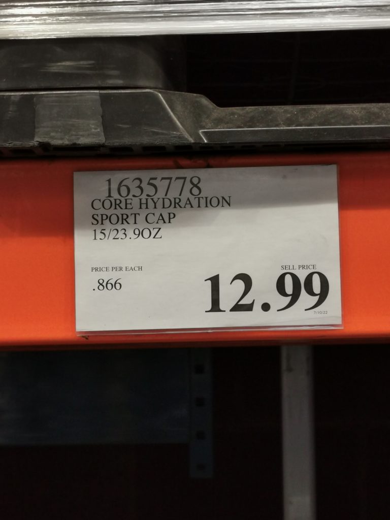 Costco1635778CoreHydrationSportCaptag CostcoChaser