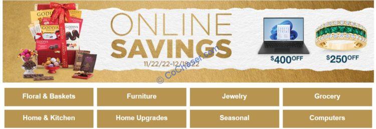 Online Savings: 11/22/2022—12/18/2022