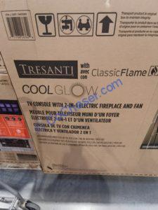 Cosco-1441990-Tresanti-ClassicFlame-CoolGlow-2-in-1-Electric-Fireplace-Fan4