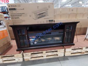 Costco-1441991-Tresanti-Mayson-TV Console-with-ClassicFlame-CoolGlow-2-in-1-Electric-Fireplace