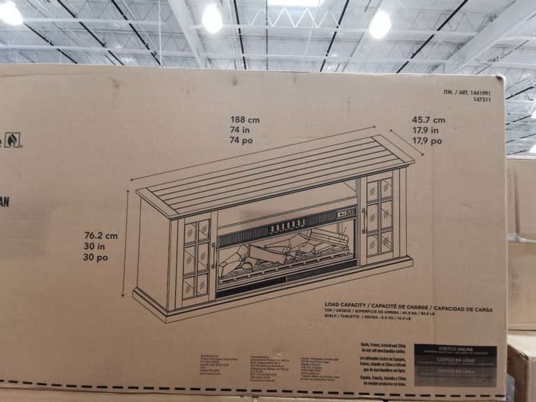 Costco1441991TresantiMaysonTV ConsolewithClassicFlameCoolGlow2