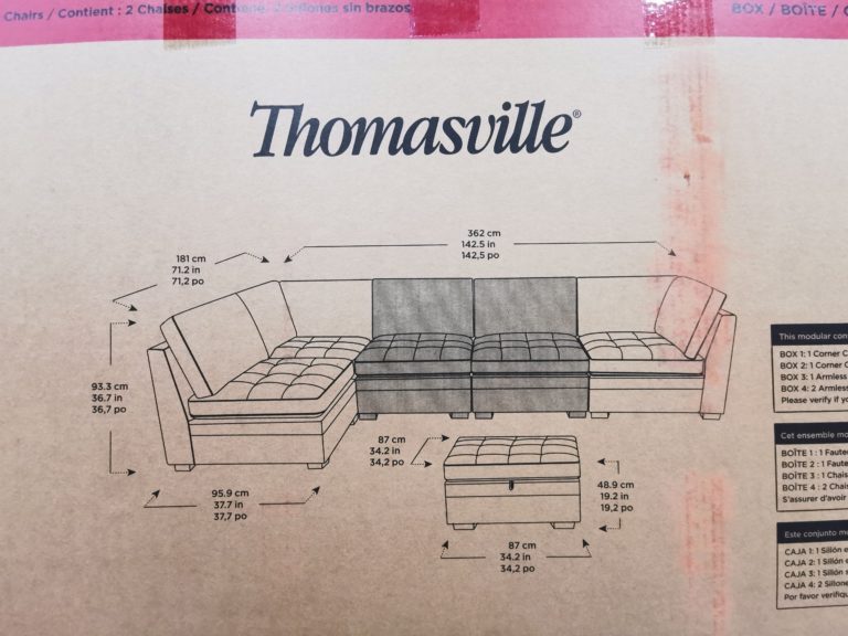 Costco1644987Thomasville6PCModularFabricSectionalsize CostcoChaser