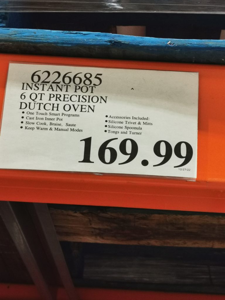 Costco6226685InstantPrecision6QuartCastIronDutchOventag