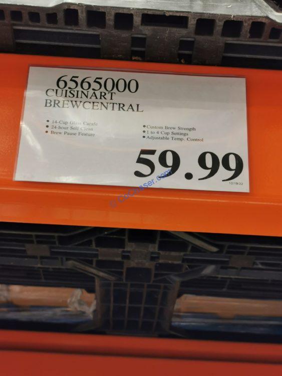 Cuisinart Brew Central 14Cup Programmable Coffee Maker CostcoChaser