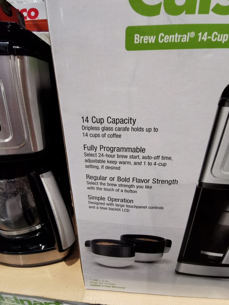 Costco6565000CuisinartBrewCentral14CupProgrammableCoffeeMaker4