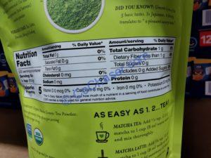 Costco-1291267-Sencha-Organic-Match- Green-Tea-Powder-chart