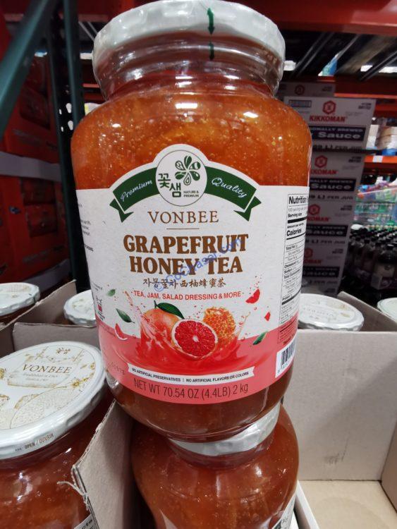 VONBEE Honey Grapefruit Honey Tea 70.54 OZ Container