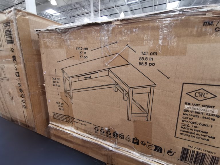 Costco1570017BaysideFurnishingsHarrisonCornerDeskwithLiftsize