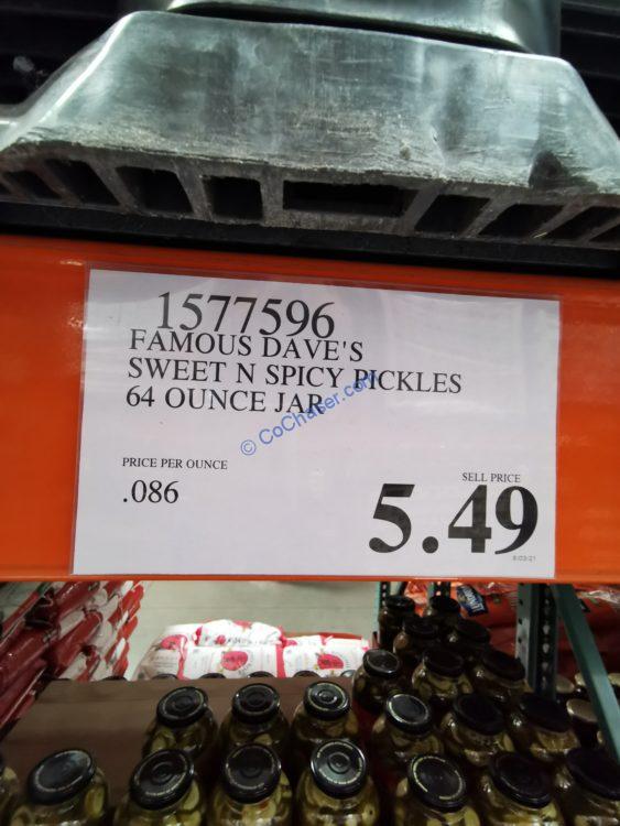 Costco1577596FamousDavesSweetNSpicyPicklestag CostcoChaser