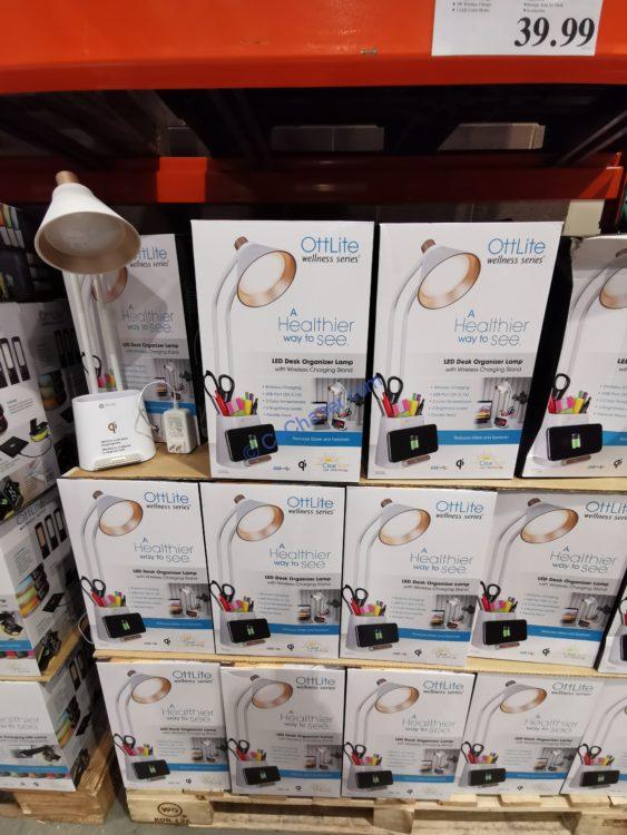 Costco1653261OttliteWirelessChargingDeskLampwithStorageall