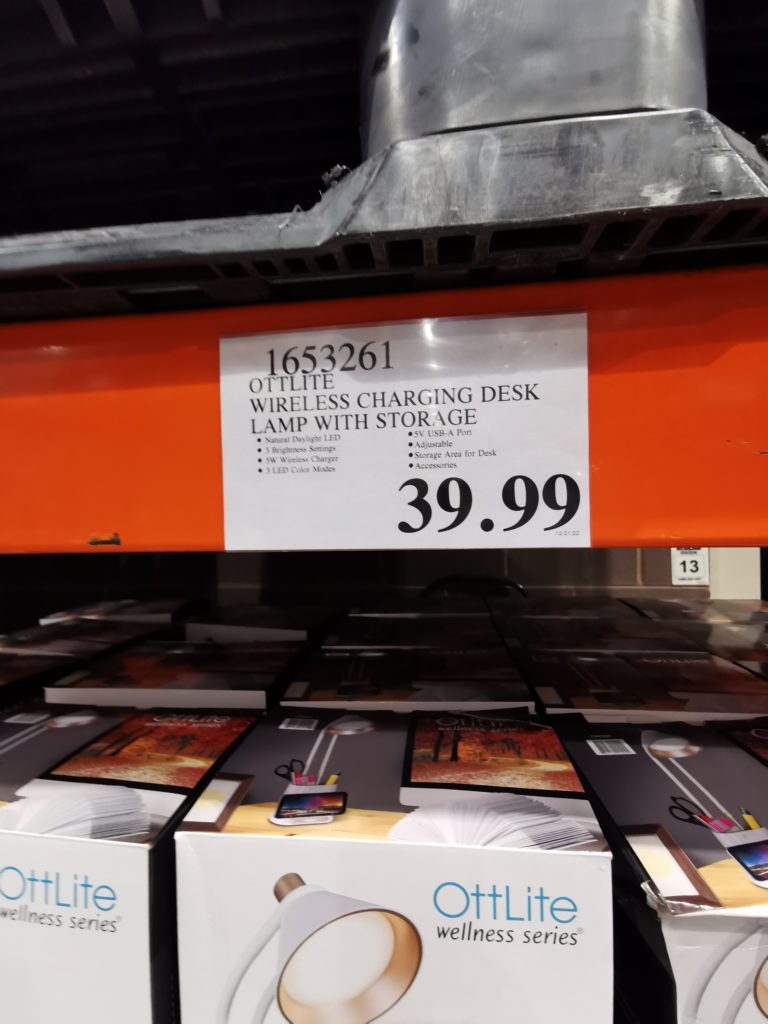 Costco 1653261 Ottlite Wireless Charging Desk Lamp with Storage tag costco-1653261-ottlite-wireless-charging-desk-lamp-with-storage-tag